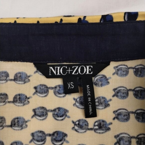 Nic+Zoe Women's Yellow/Black Dress/Midi Sz XS SKU 3932 - Picture 4 of 8